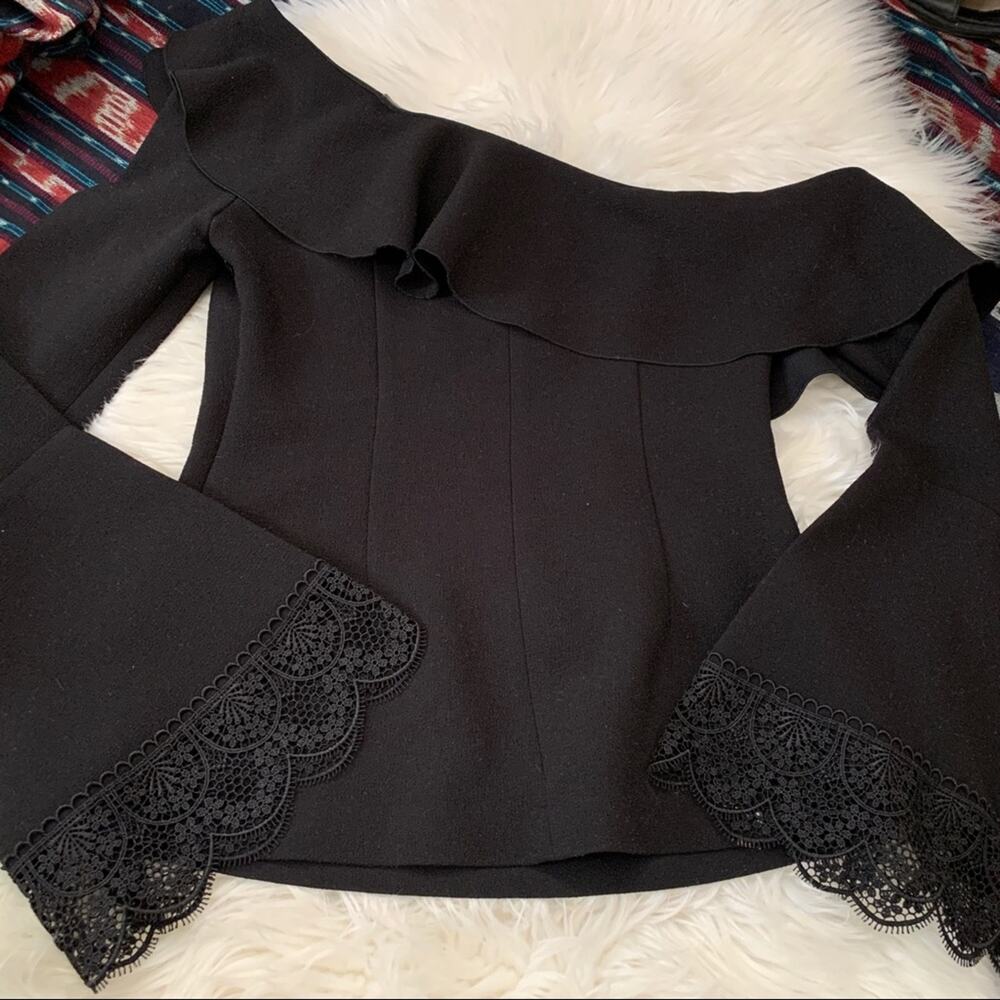 Nicholas Asymmetrical One Shoulder Blouse Top 6 - Picture 8 of 10